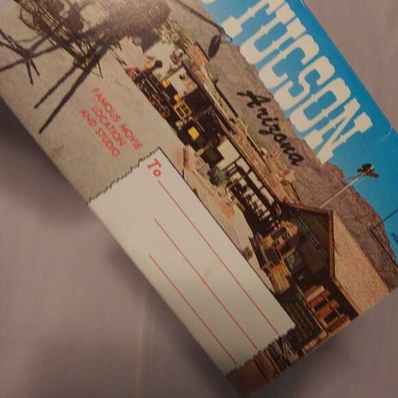 Old Tucson Arizona Souvenir Folder postcards with flaws - Picture 11 of 16